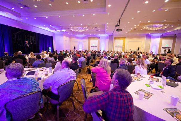 Franchise professionals attending the opening session of the IFPG Retreat