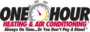 One Hour Heating and Air Conditioning Logo