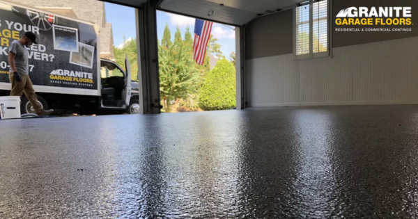 Granite Garage Floors epoxy garage floor installation in McKinney TX residential concrete coating service